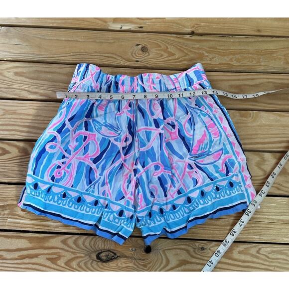 NWT $78 Lilly Pulitzer Neilah Shorts Size XS Women’s Blue - Picture 11 of 11